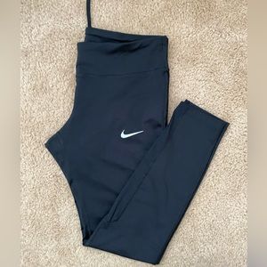 EUC Nike running dri-fit leggings, black, size L